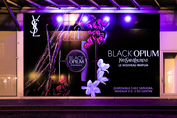 yves saint laurent campagne black opium